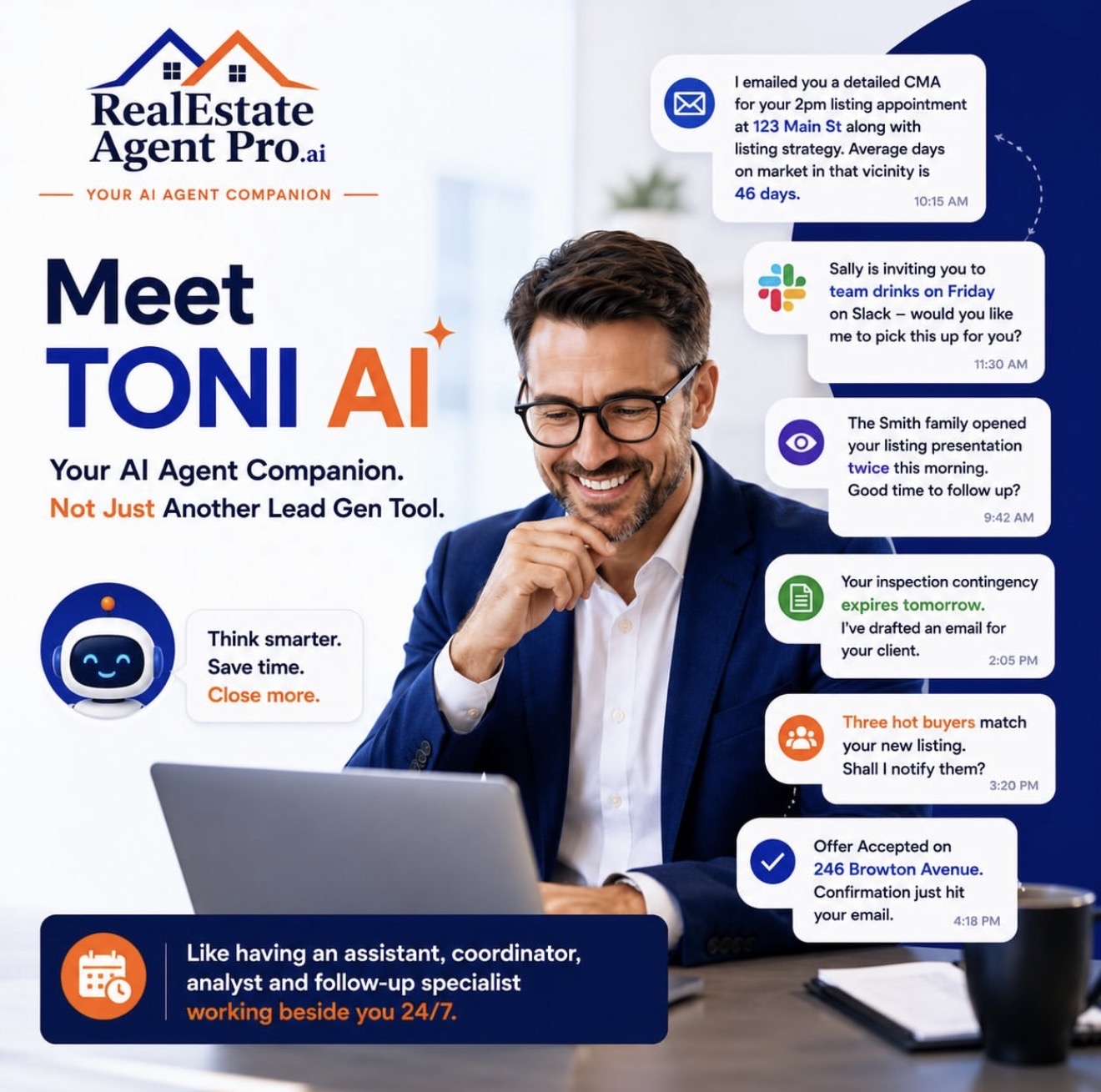 Meet TONI AI, your real estate AI Agent Companion